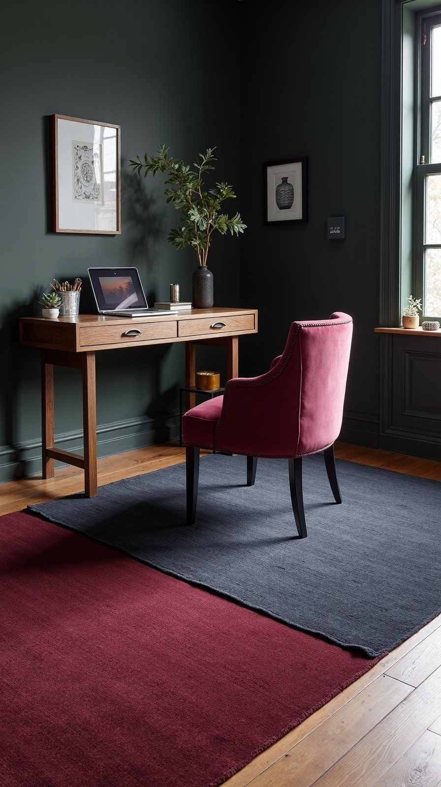 layered textures create moody sophistication