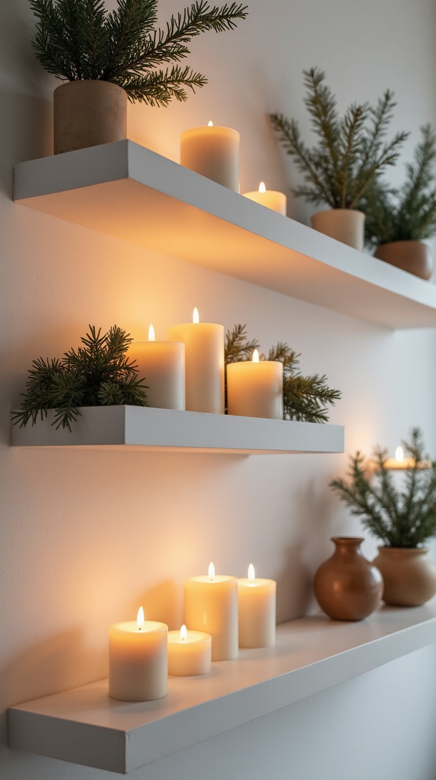 layered varying inviting flickering