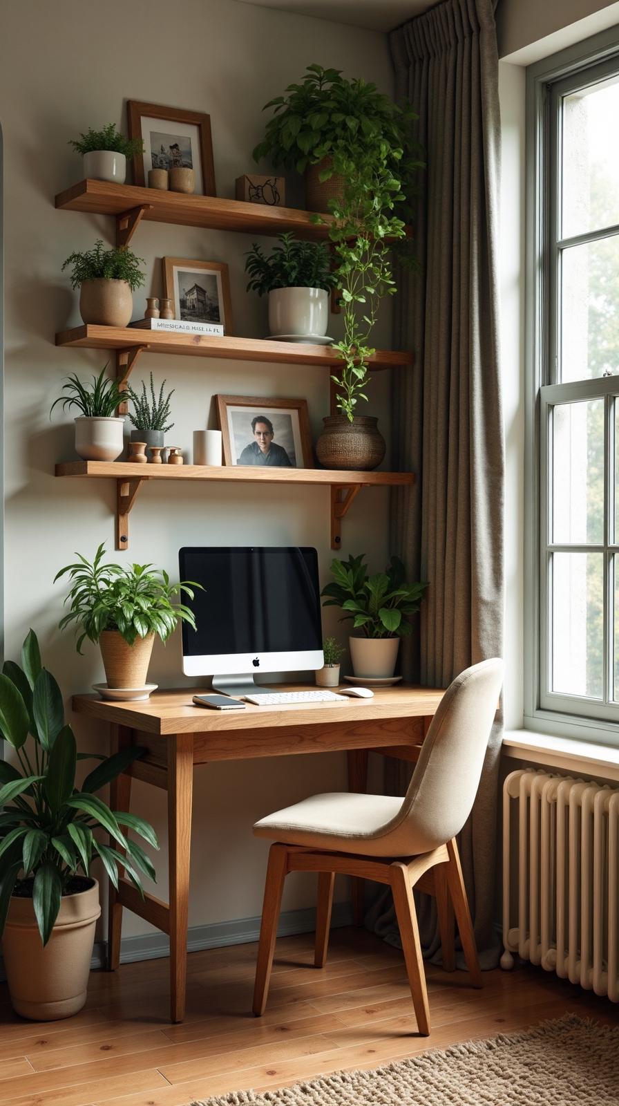 lively oxygen rich home office sanctuary
