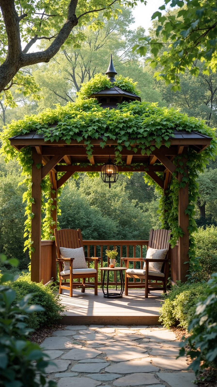 living canopy enhancing outdoor sanctuary