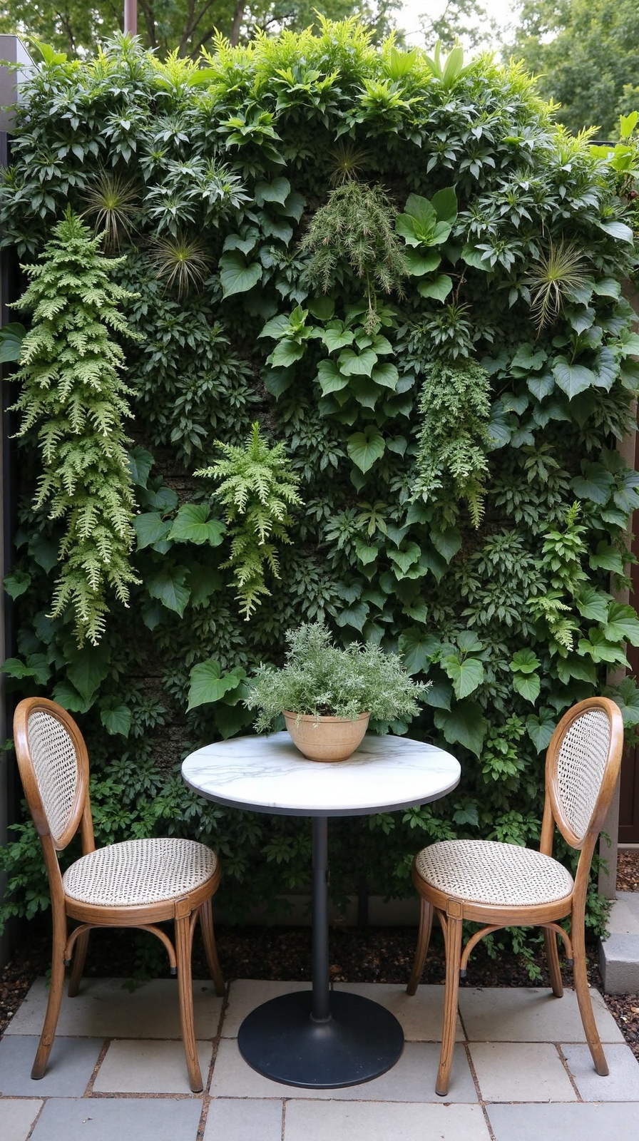 living vertical garden backdrop