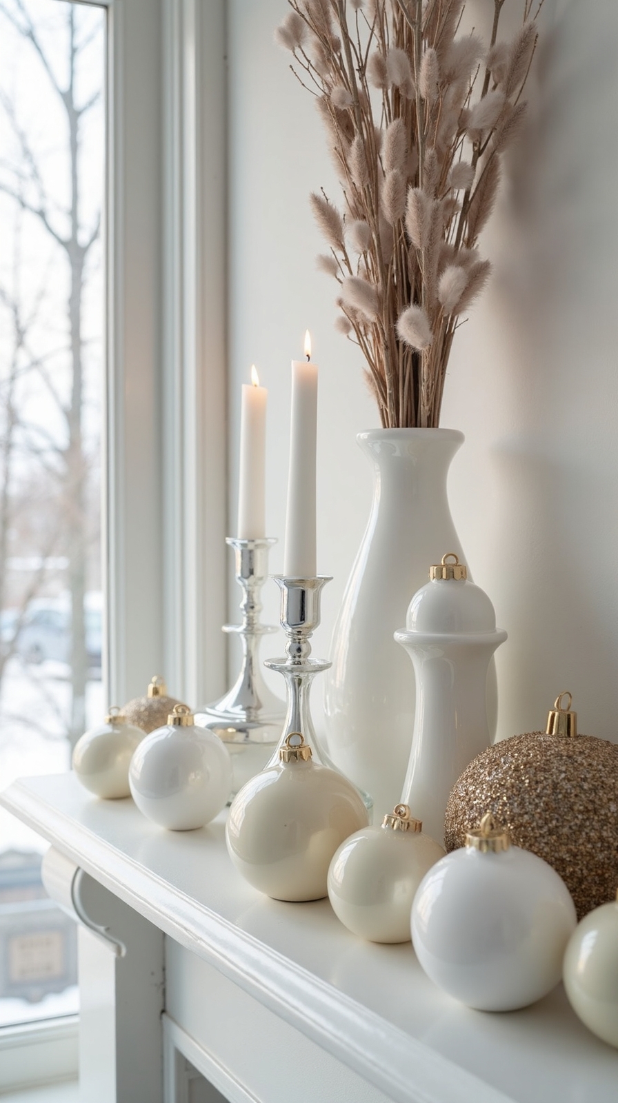 luminous prismatic sophisticated winter decor