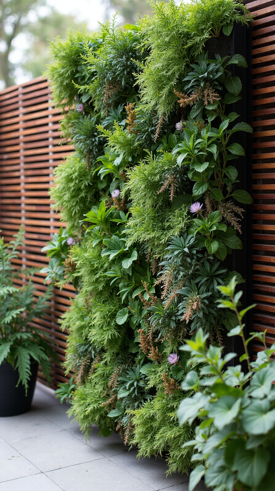 lush transformative vertical garden wall