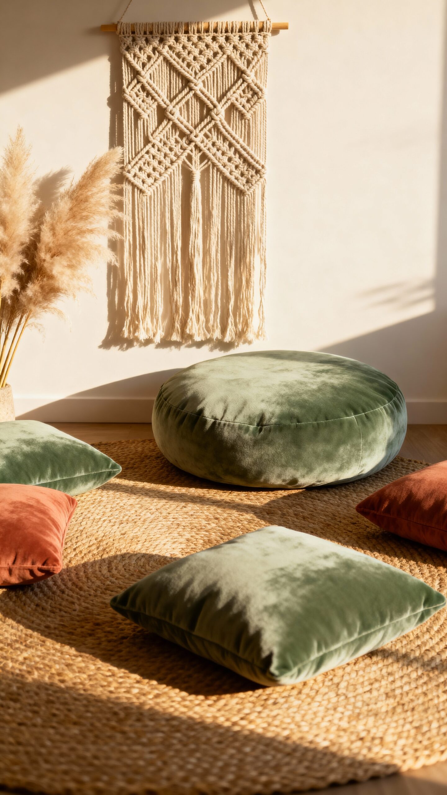 luxurious bohemian floor cushions transform spaces