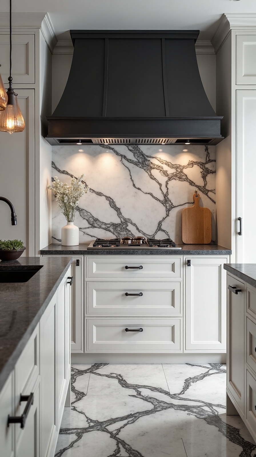 luxurious bold practical marble look porcelain