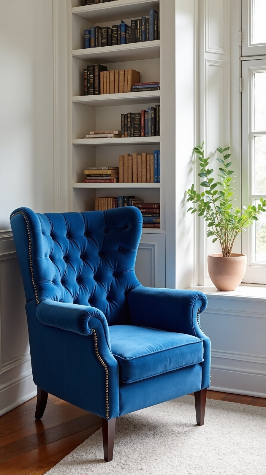 luxurious cozy sophisticated reading retreat