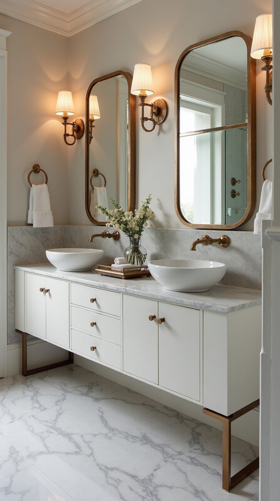 luxurious customized spacious master bathrooms
