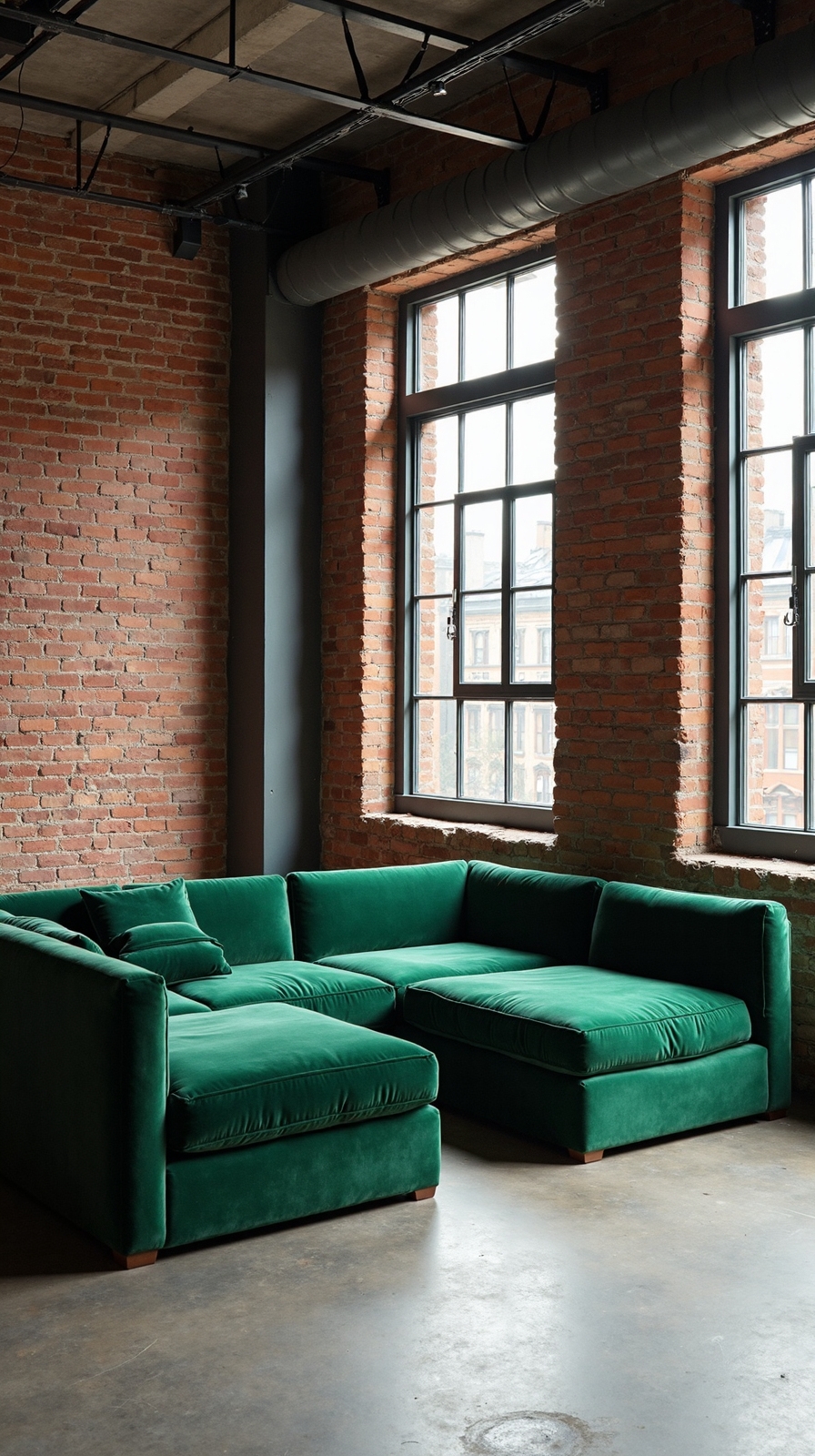 luxurious industrial loft sanctuary