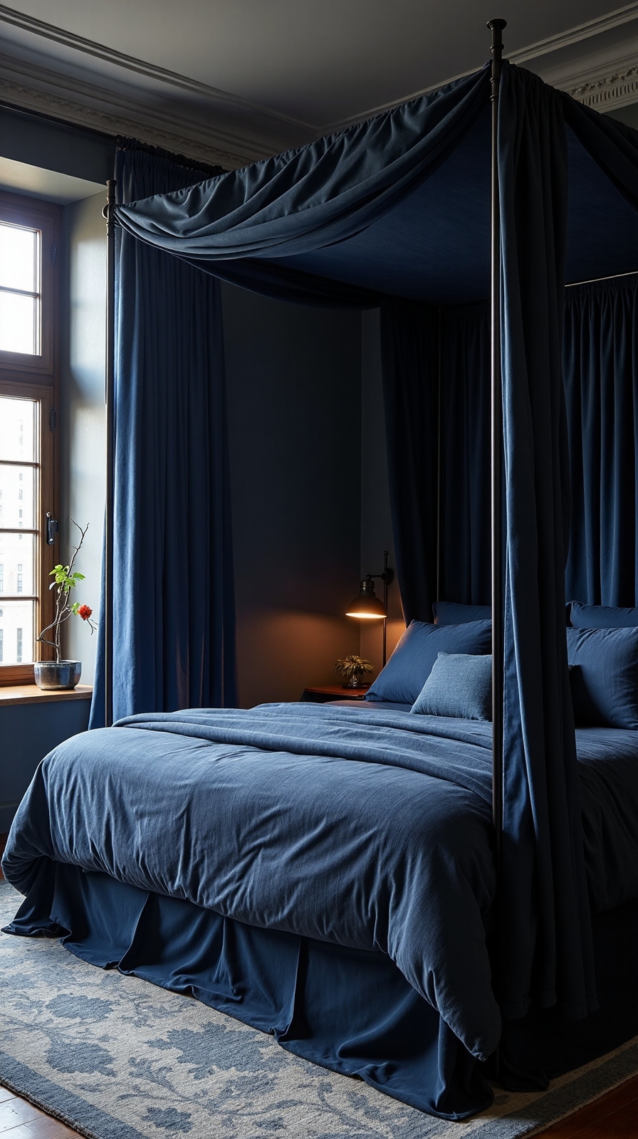 luxurious intimate romantic canopy bed retreat