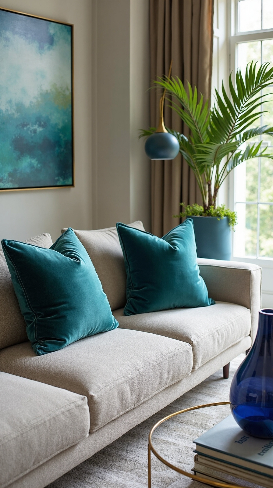 luxurious jewel toned accent transformation