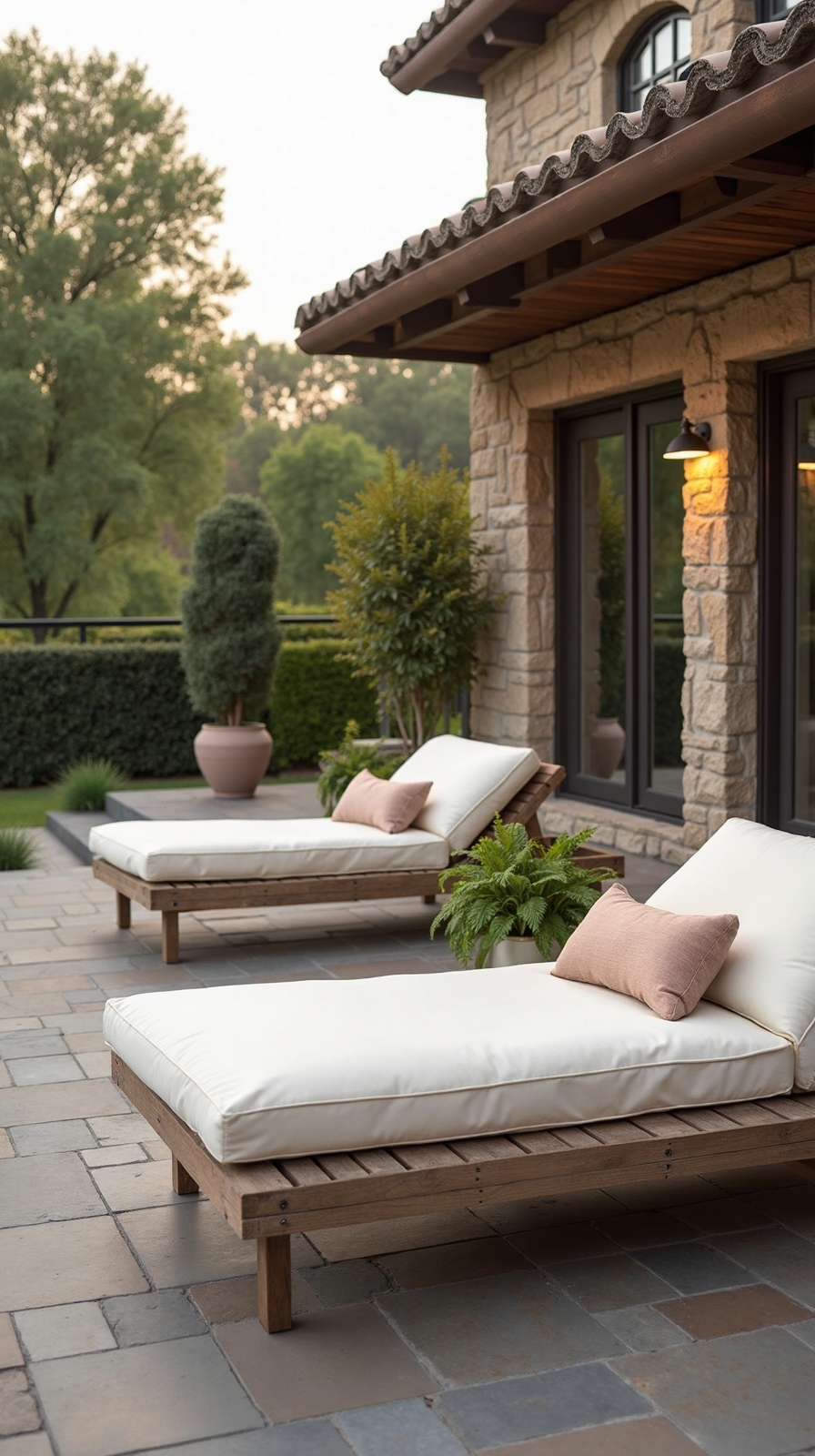 luxurious outdoor relaxation sanctuary