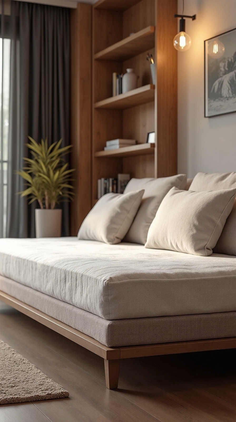 luxury futon upgrade with memory foam