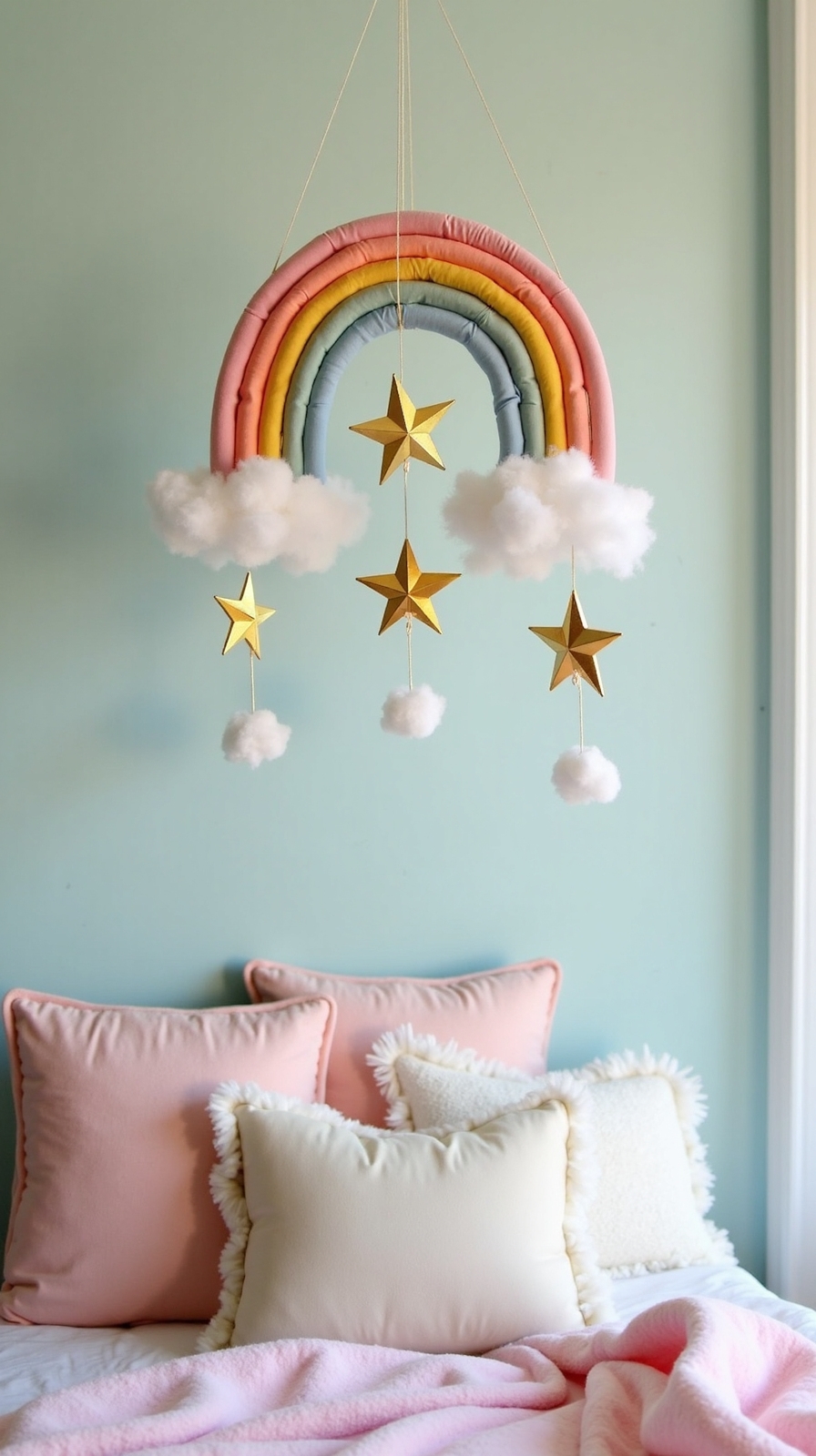 magical colorful mesmerizing overhead mobile