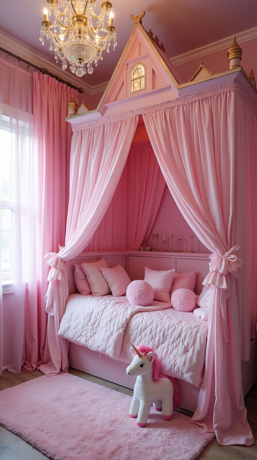 magical princess castle bedroom transformation