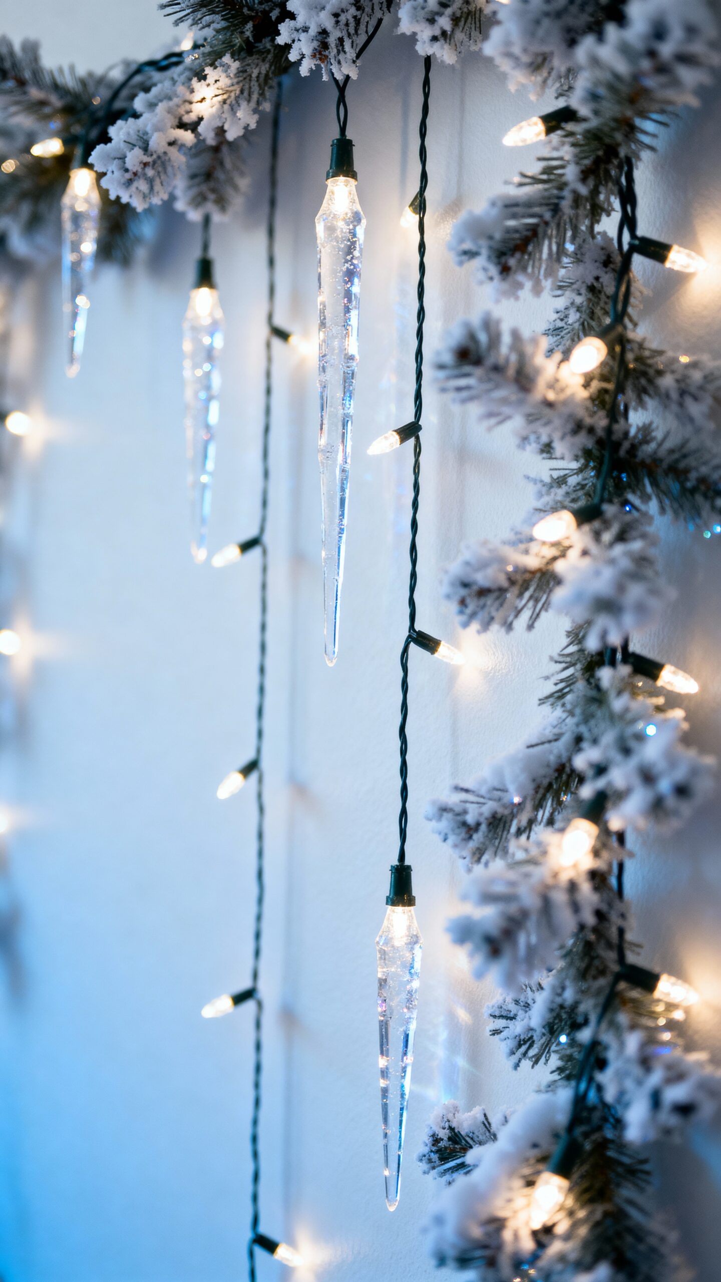 magical winter wall decor sparkle