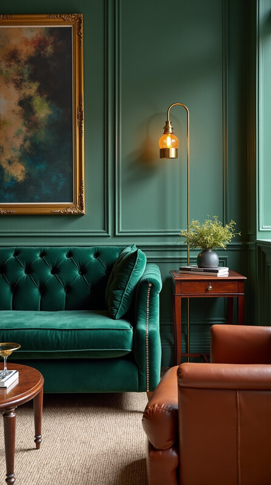 masculine refined sophisticated cozy