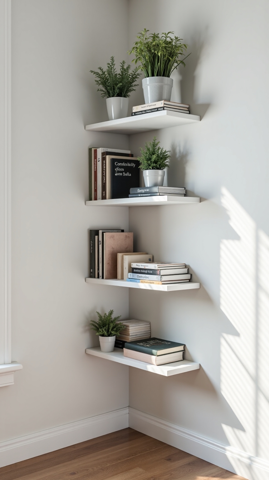 maximize awkward corner storage efficiently