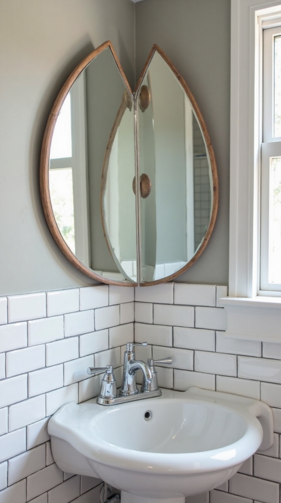 maximize compact bathroom functionality visually