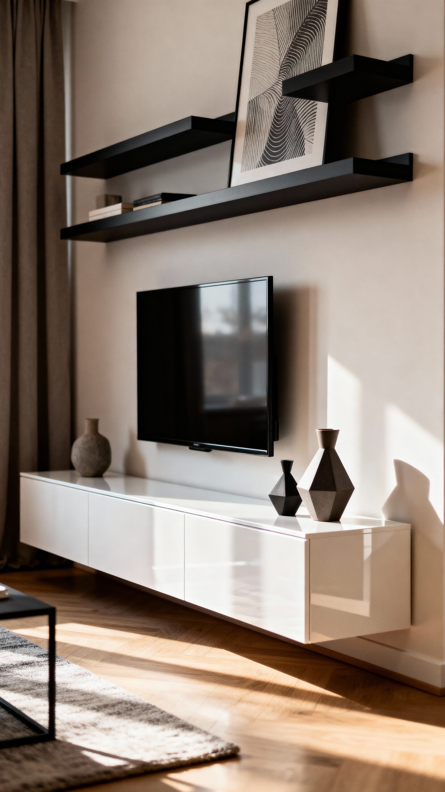 maximize compact entertainment storage space