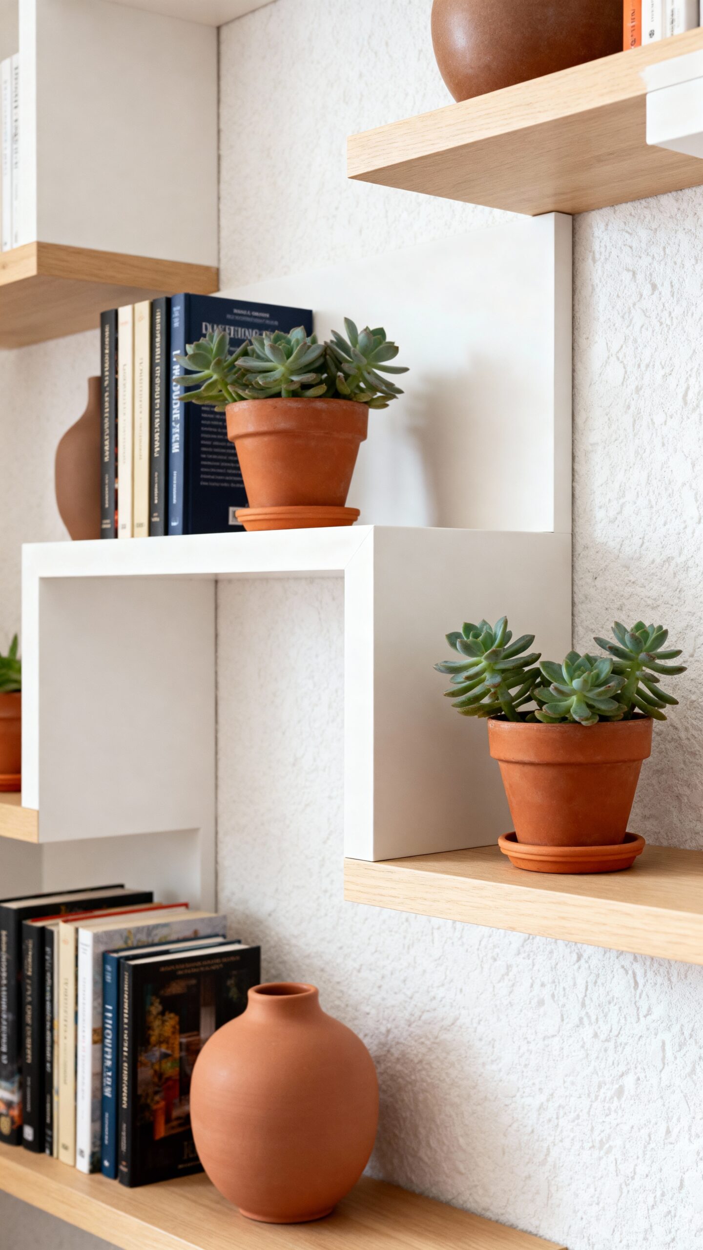 maximize corner space with displays