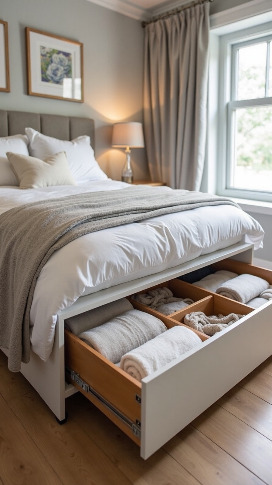 maximize hidden under bed storage space