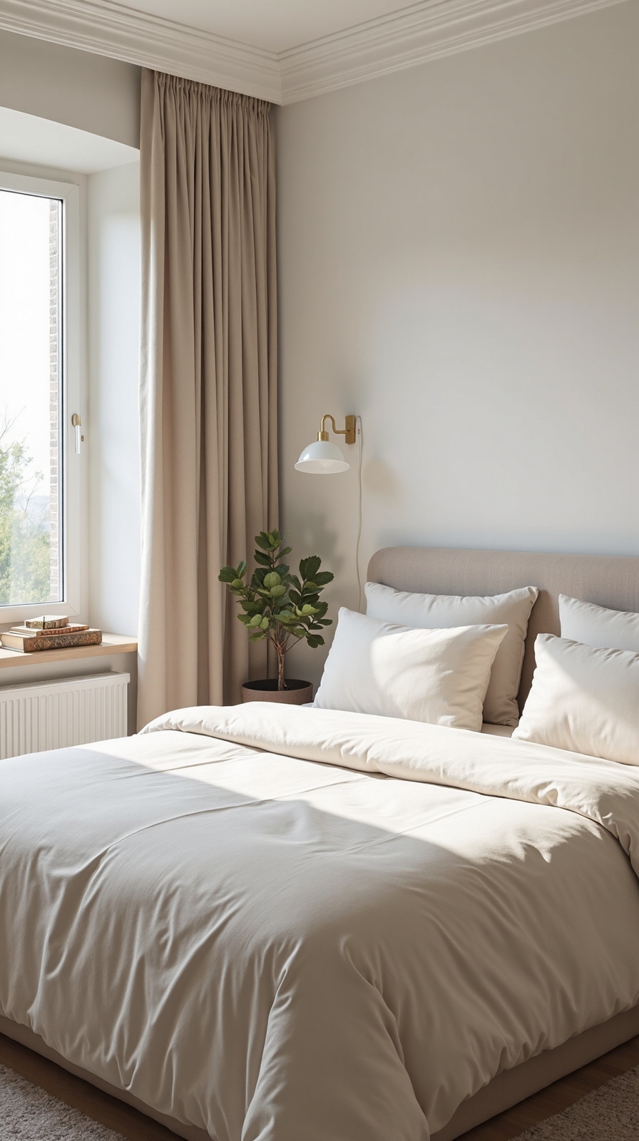 maximize light expand bedroom space