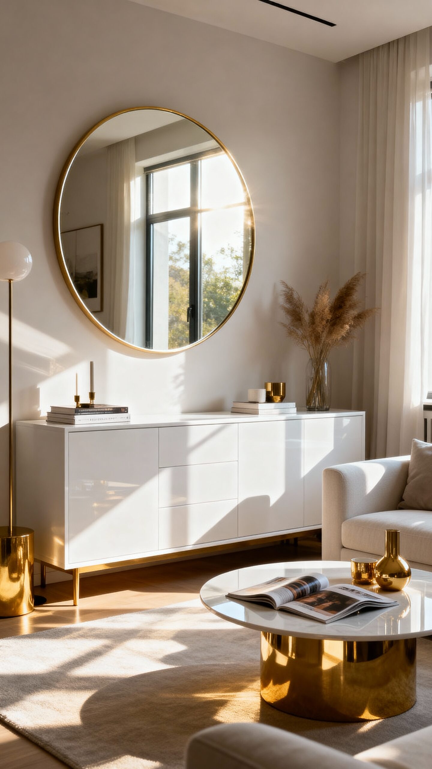 maximize light with strategic mirroring