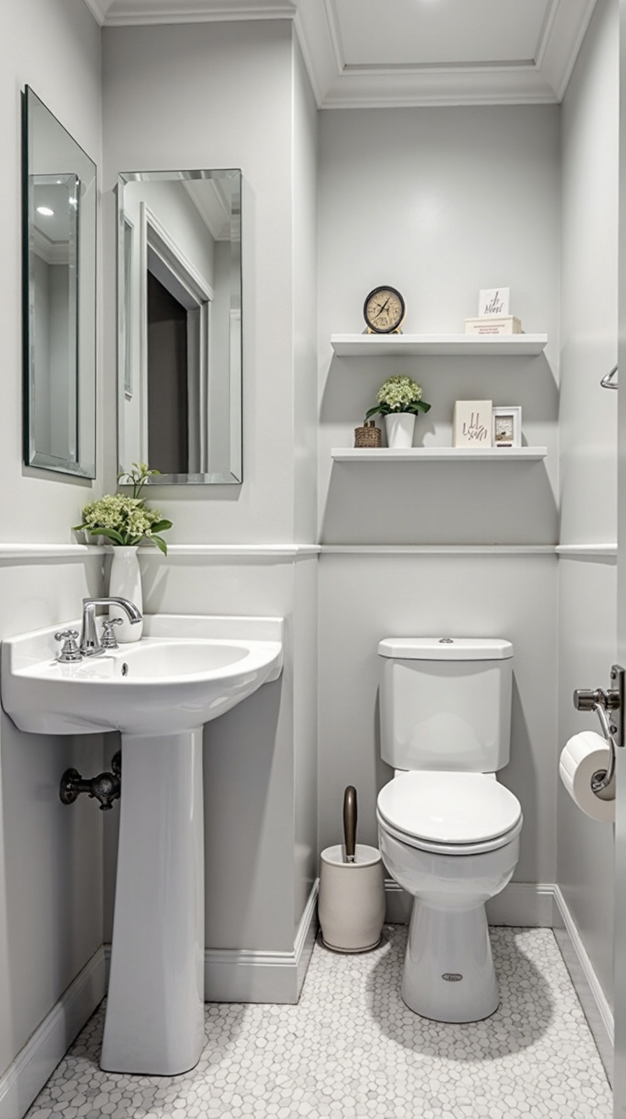 maximize limited bathroom space efficiently