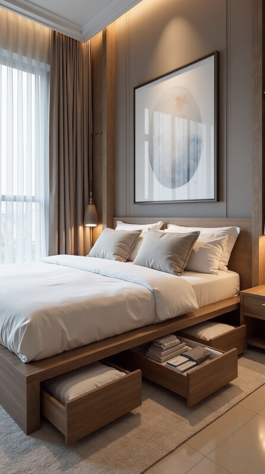 maximize small space bedroom storage