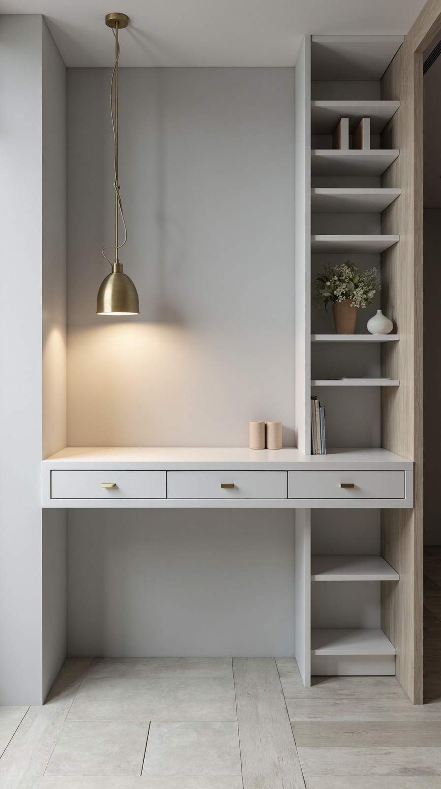 maximize space with floating desks