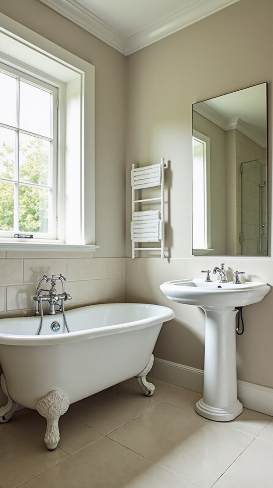 maximize space with strategic mirror placement