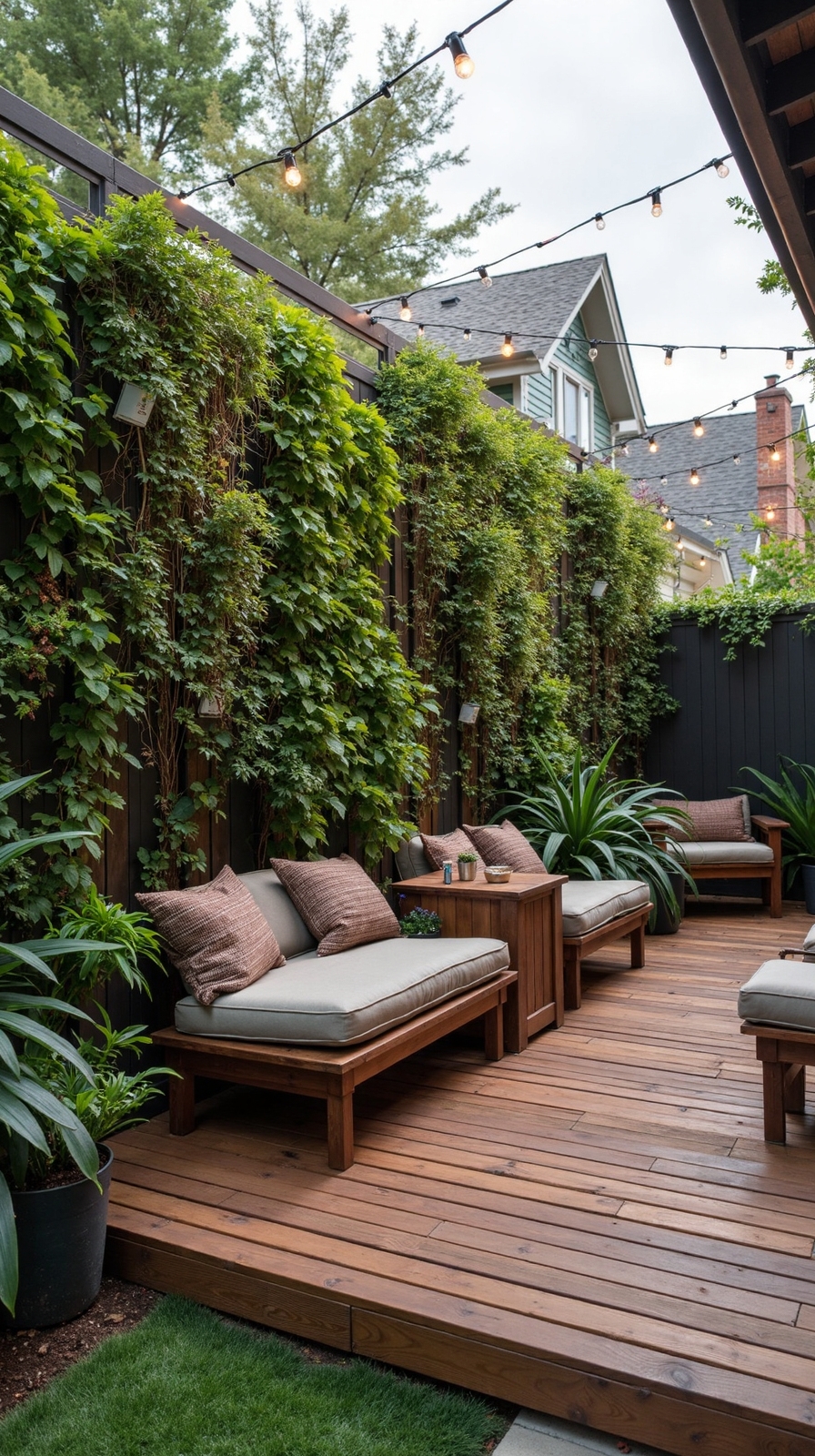 maximize space with vertical gardens