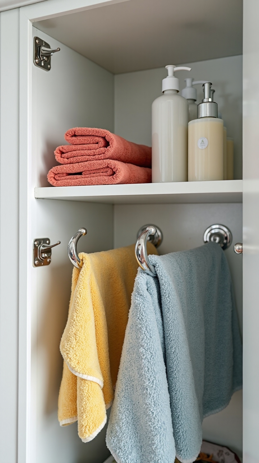 maximize towel storage creatively placement