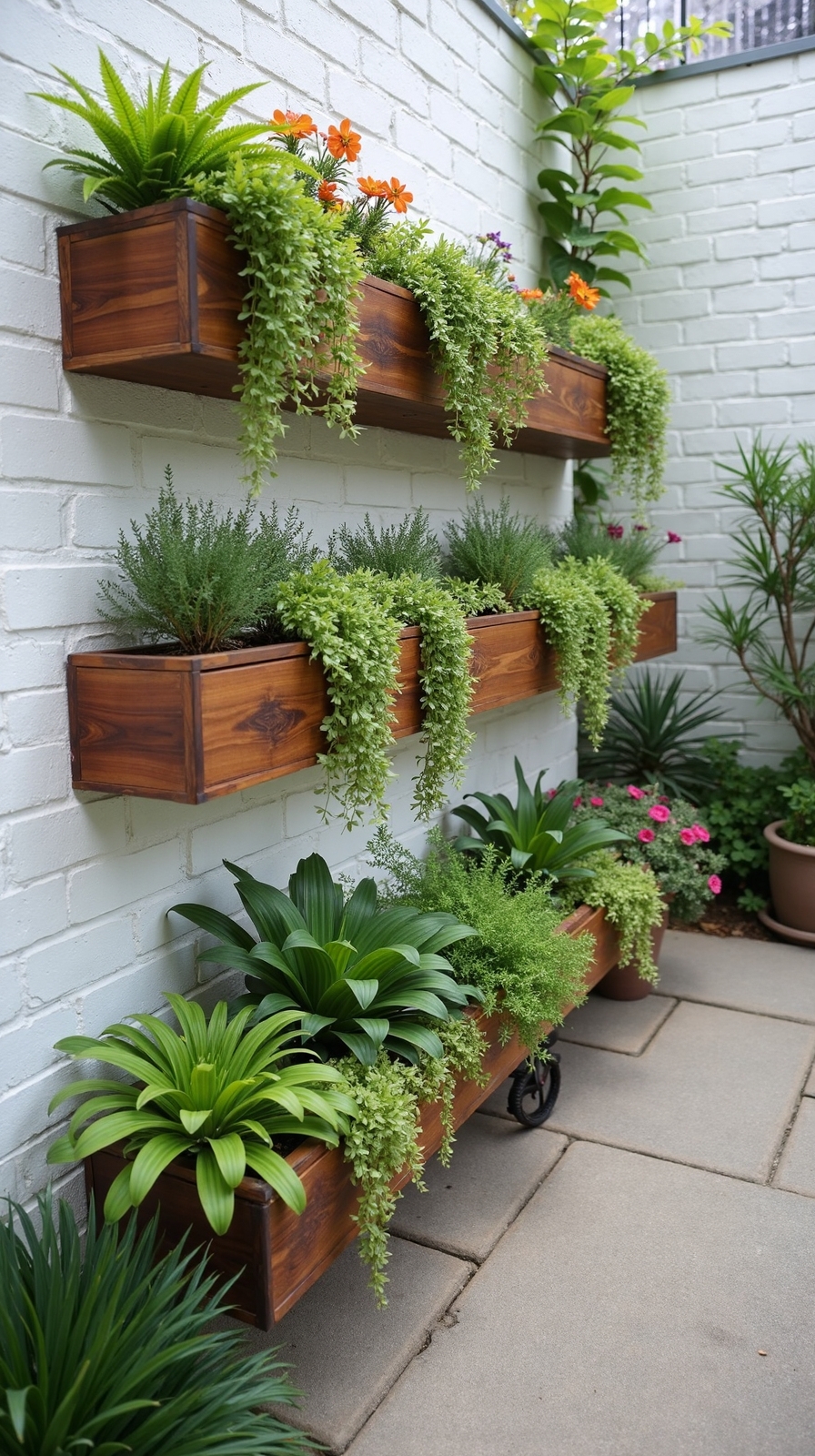 maximize vertical garden space efficiently