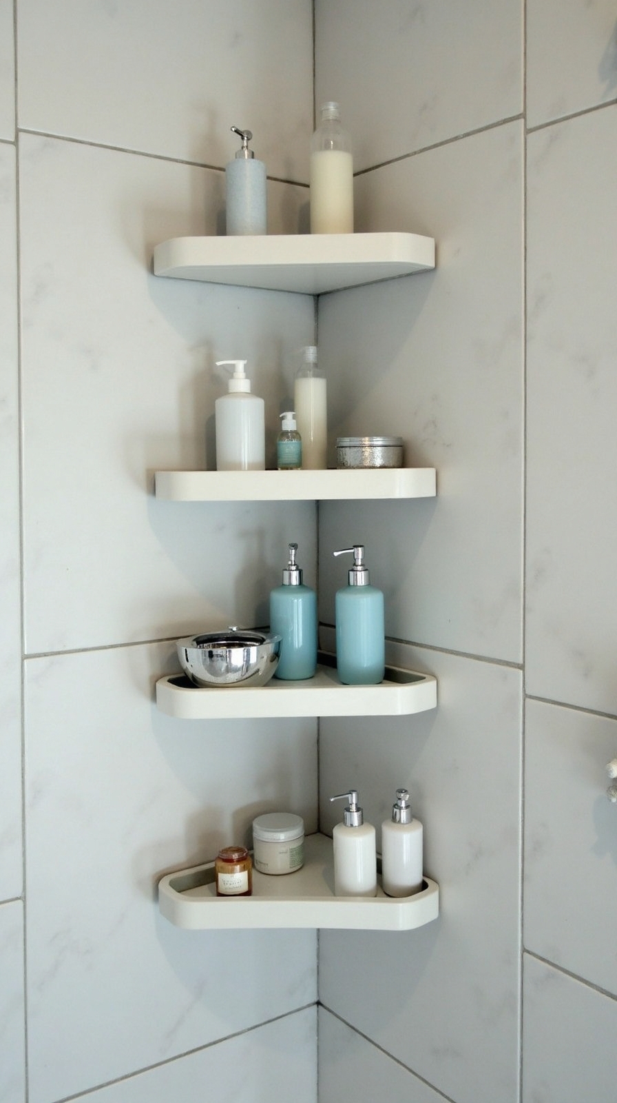maximize vertical shower storage organizer