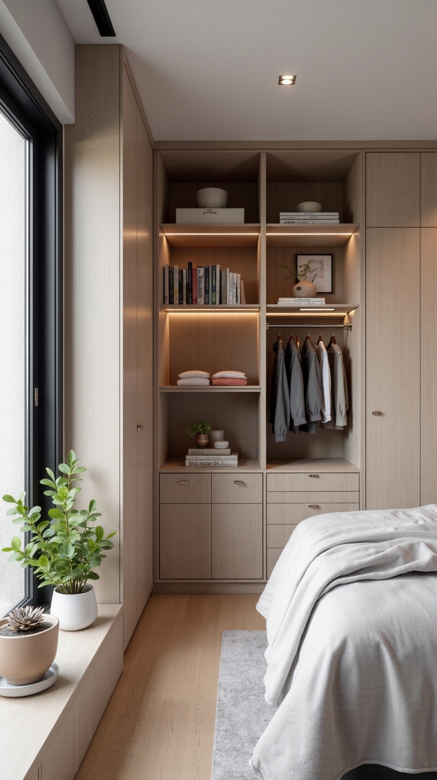 maximize vertical storage for small spaces