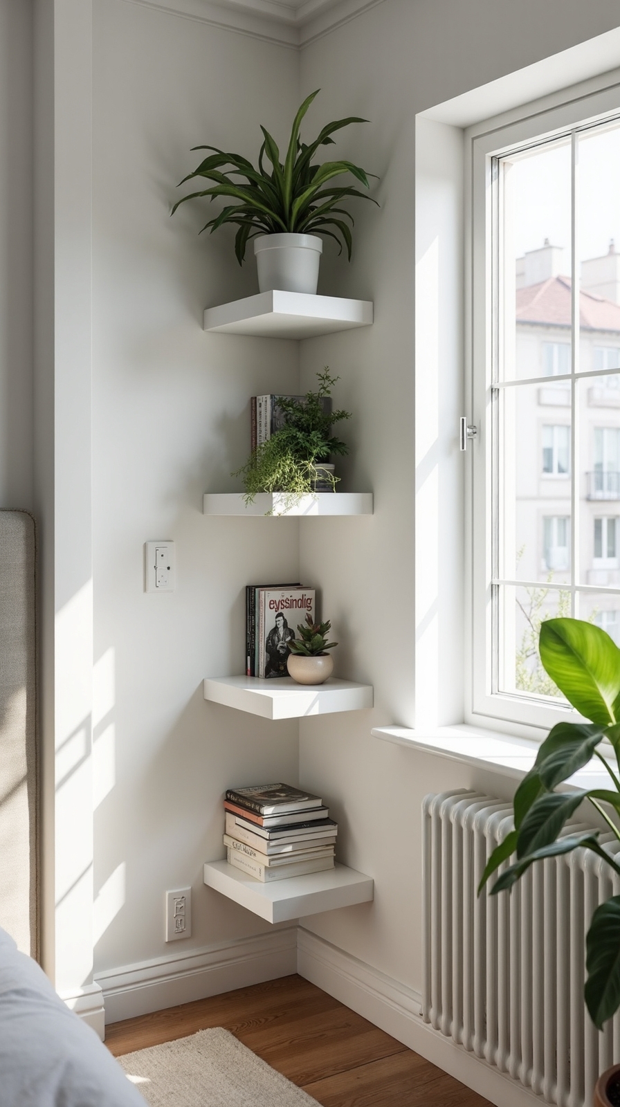 maximize vertical storage in corners