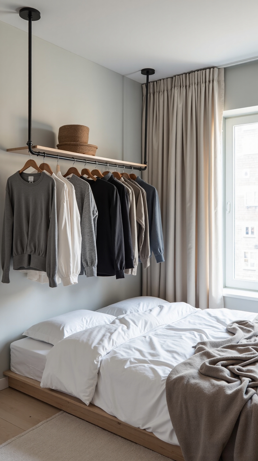 maximize vertical storage in tight spaces