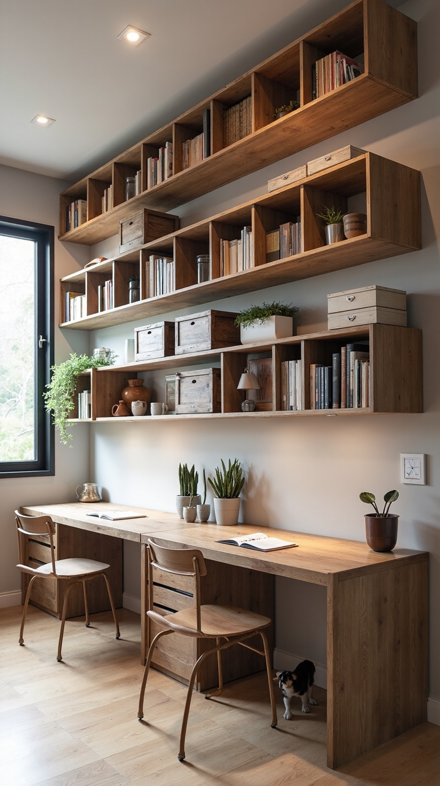 maximize vertical storage optimize floor space