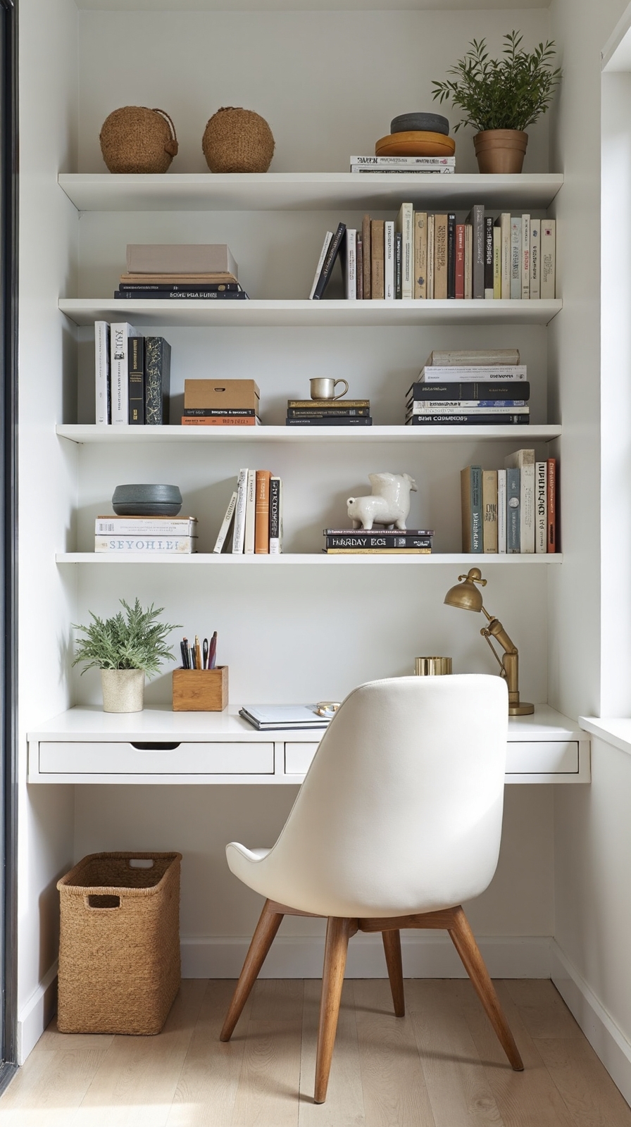 maximize wall storage for office efficiency