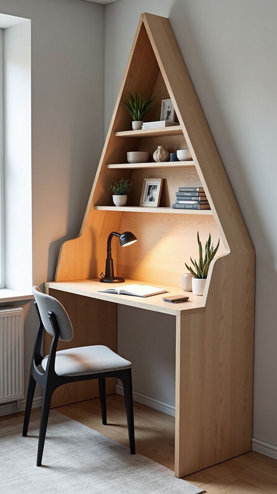 maximized corner workstation for small spaces