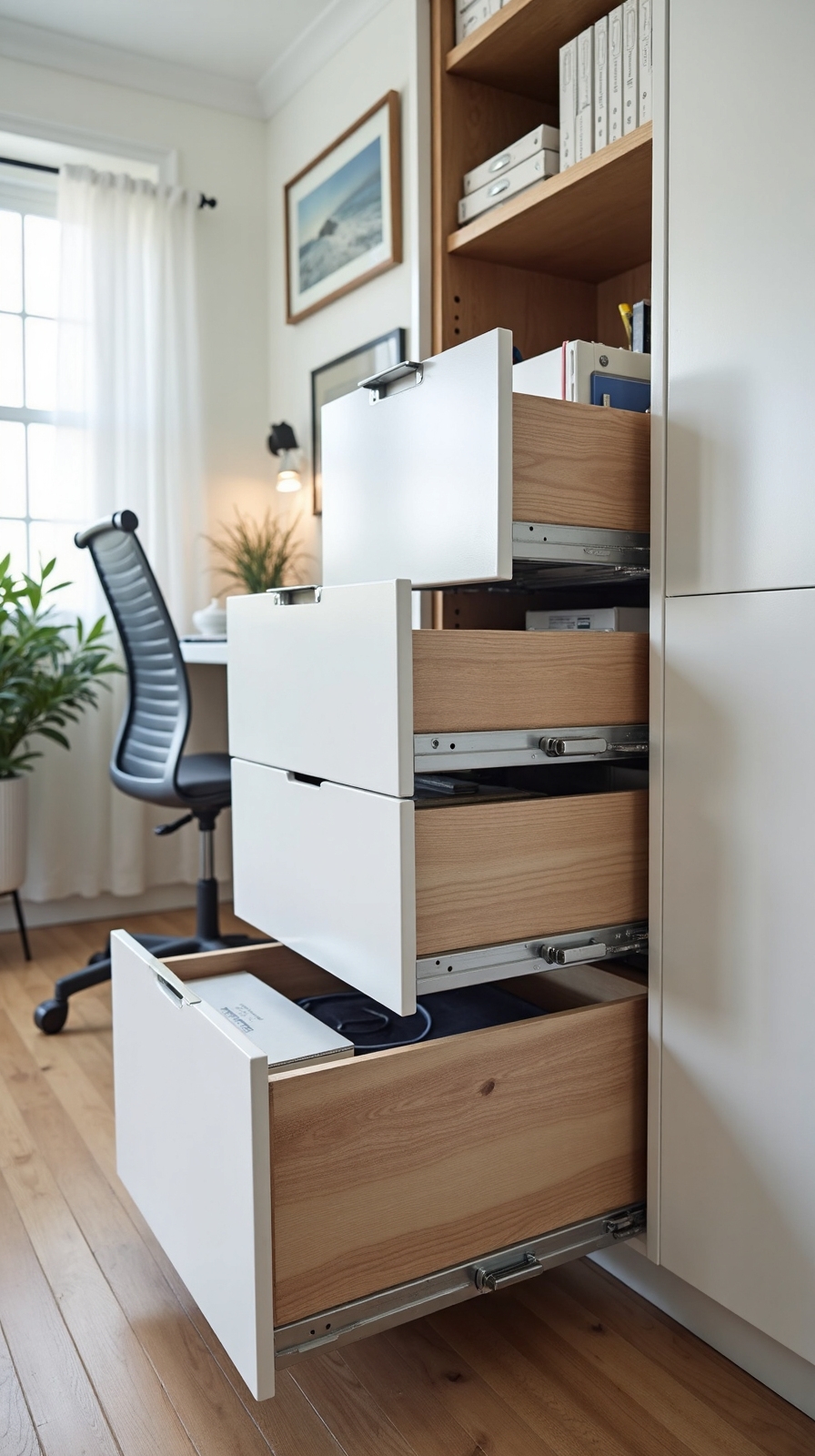 maximized deep cabinet storage solutions