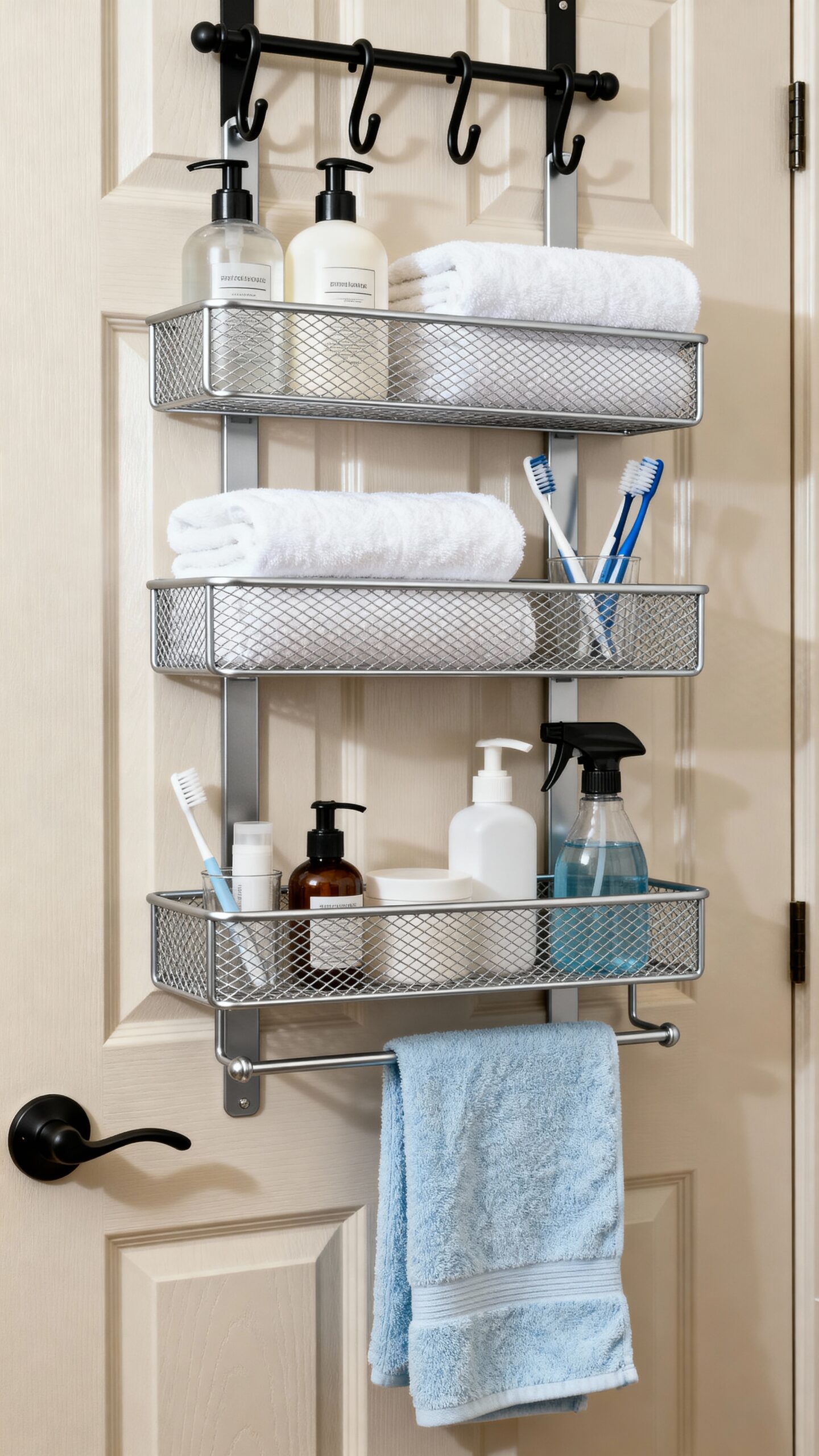 maximized door storage for essentials