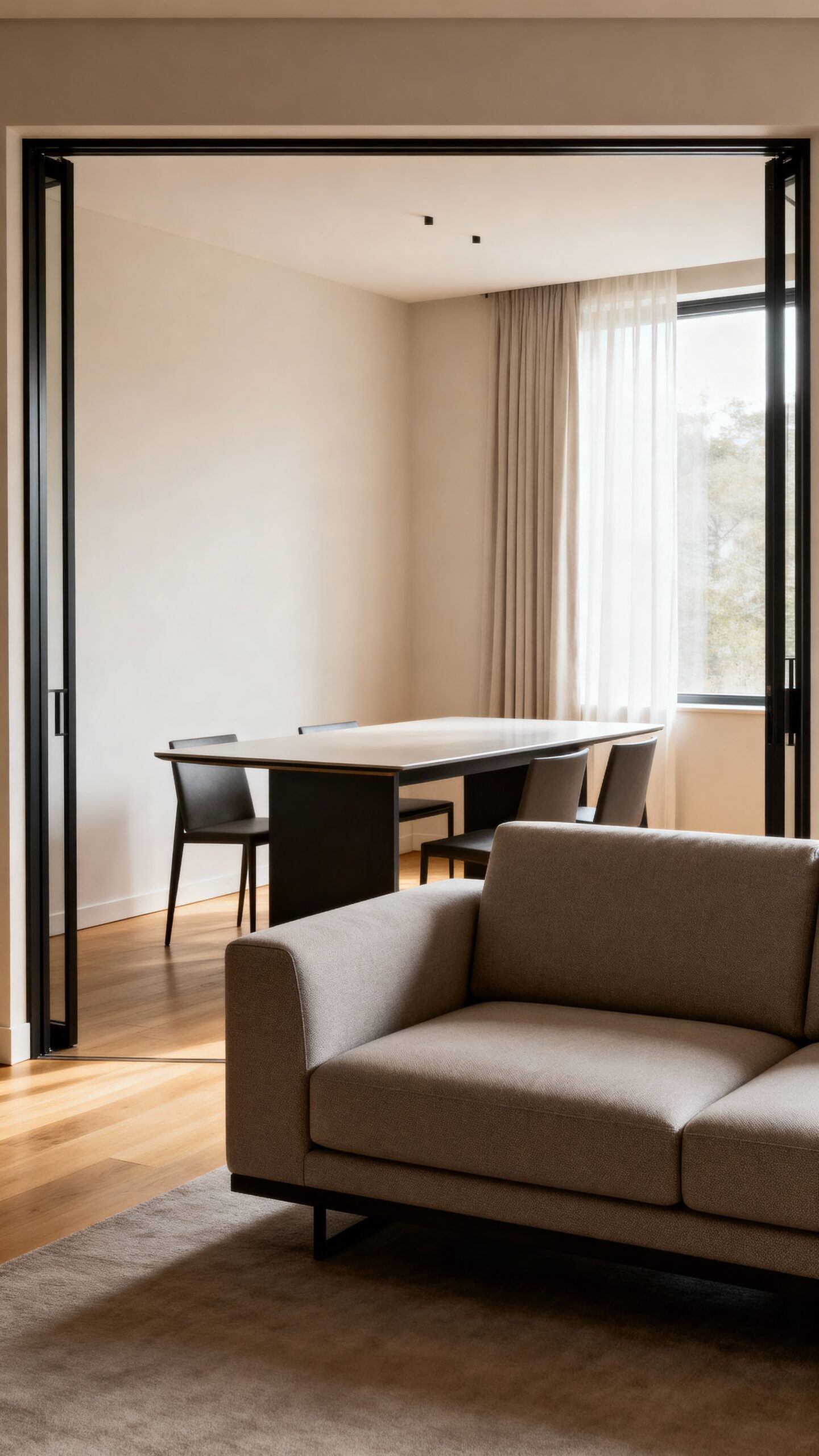 maximized space flexible zoning visual continuity