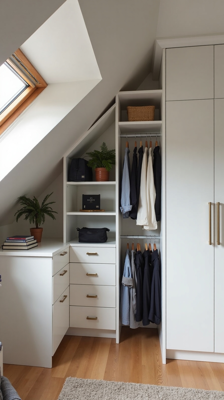 maximizing awkward angle storage solutions