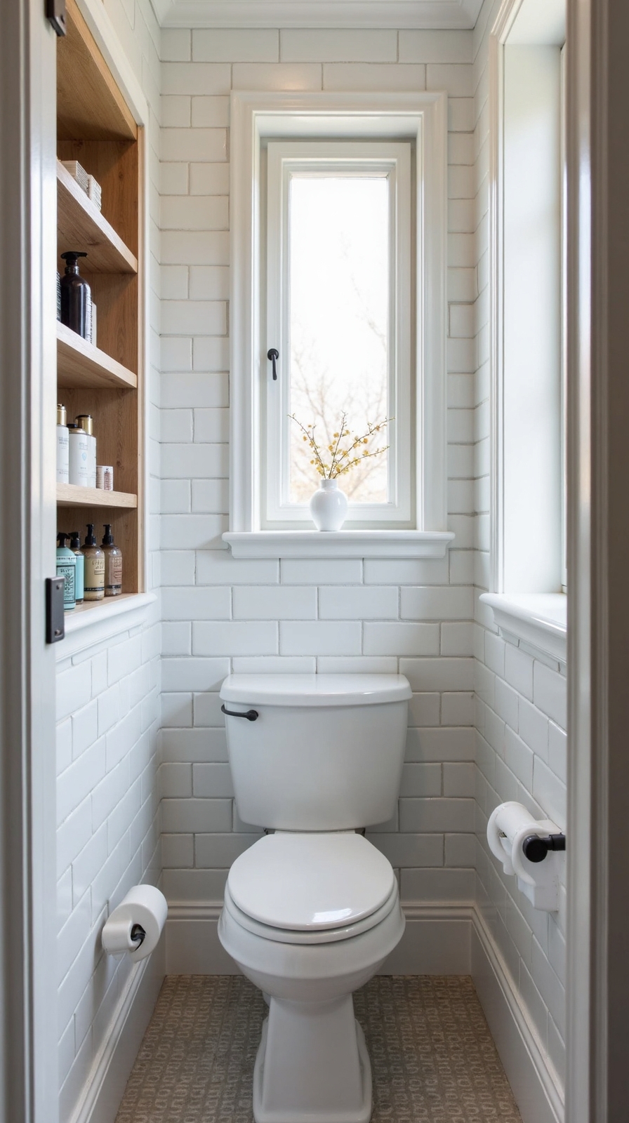 maximizing bathroom storage elegantly