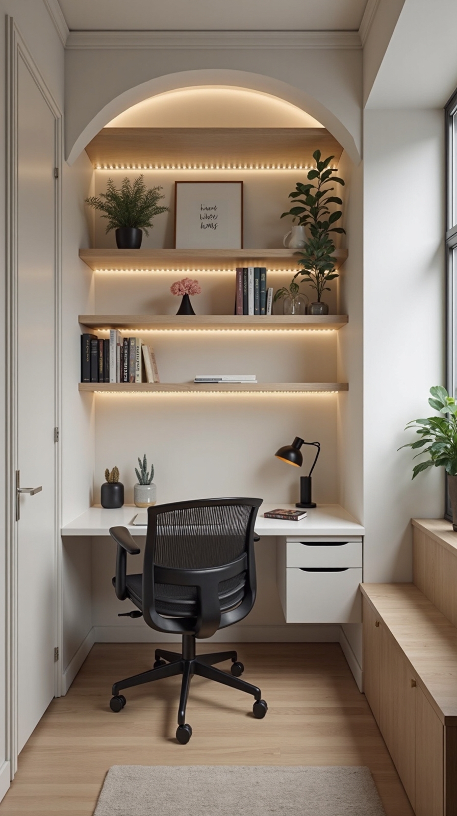 maximizing limited under stair space