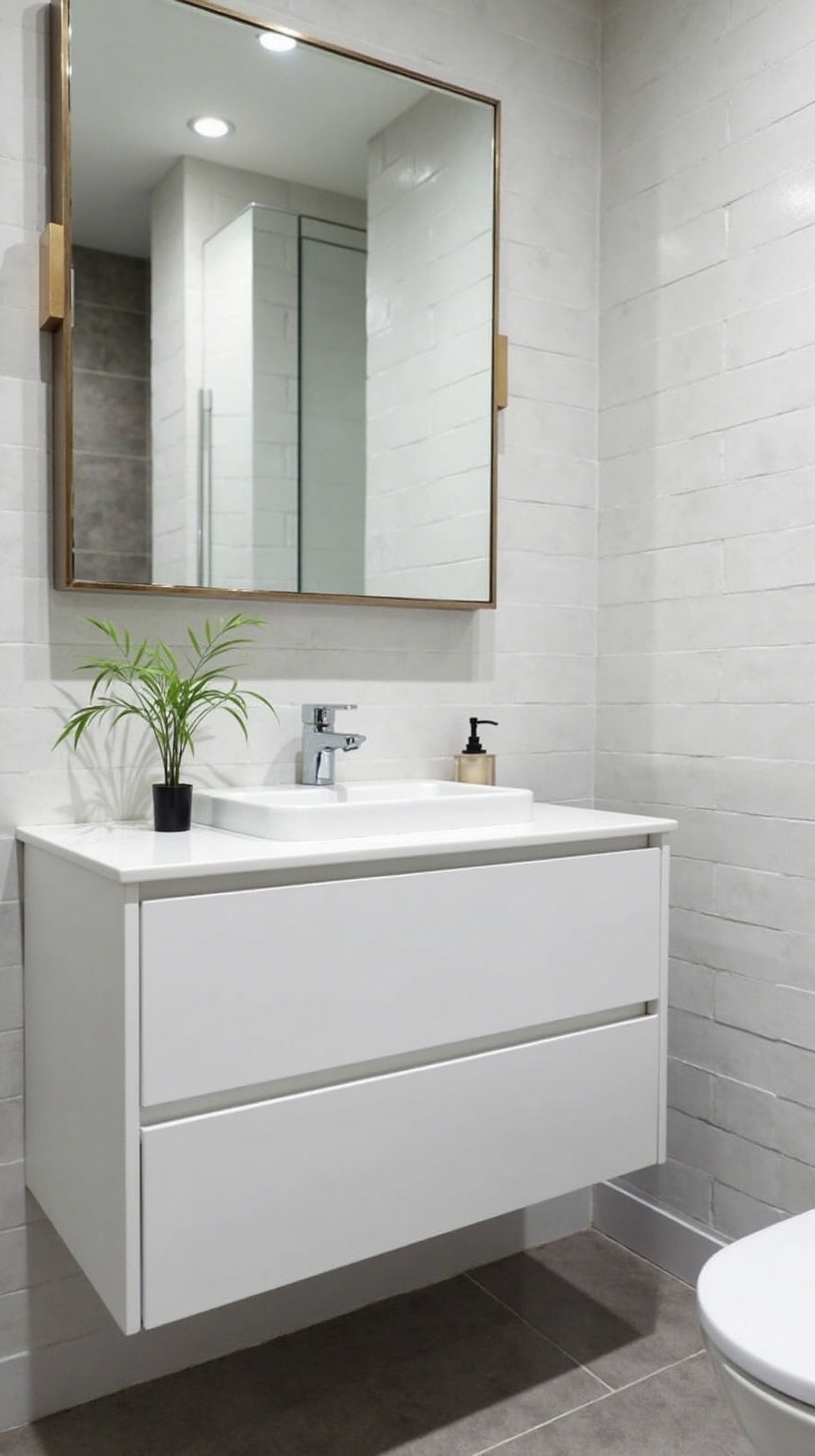 maximizing style in compact bathrooms
