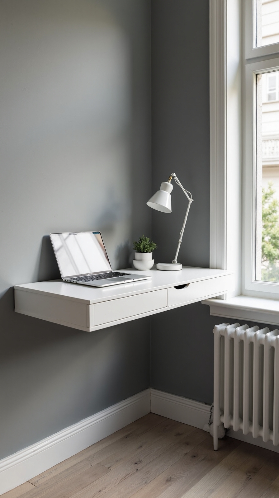 minimal footprint customizable wall mounted space saving