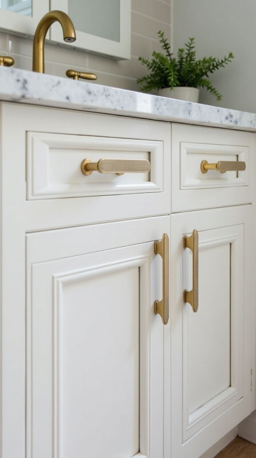 minimalist bathroom hardware upgrades transformation